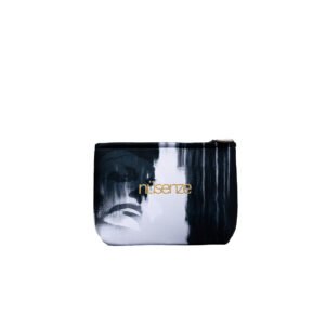 Black and White Face Pouch