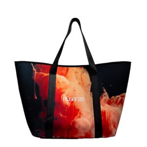 Red Smoke Beach Bag